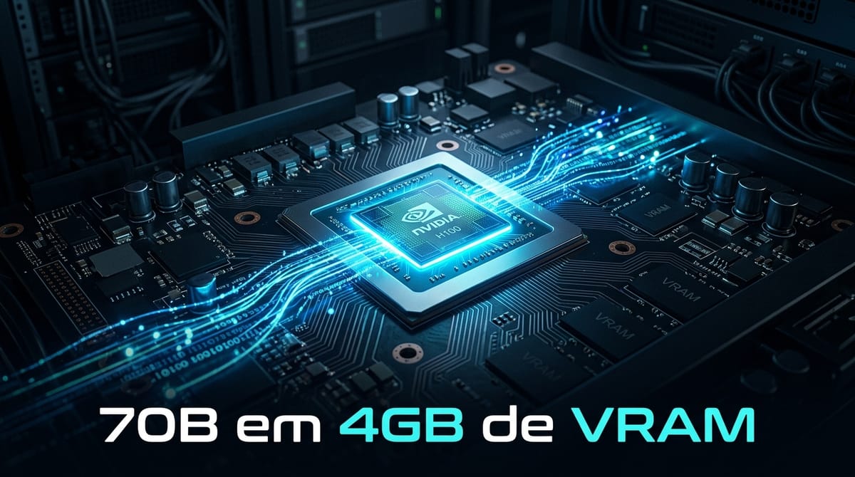 AirLLM: rode um modelo de 70B com 4GB de VRAM